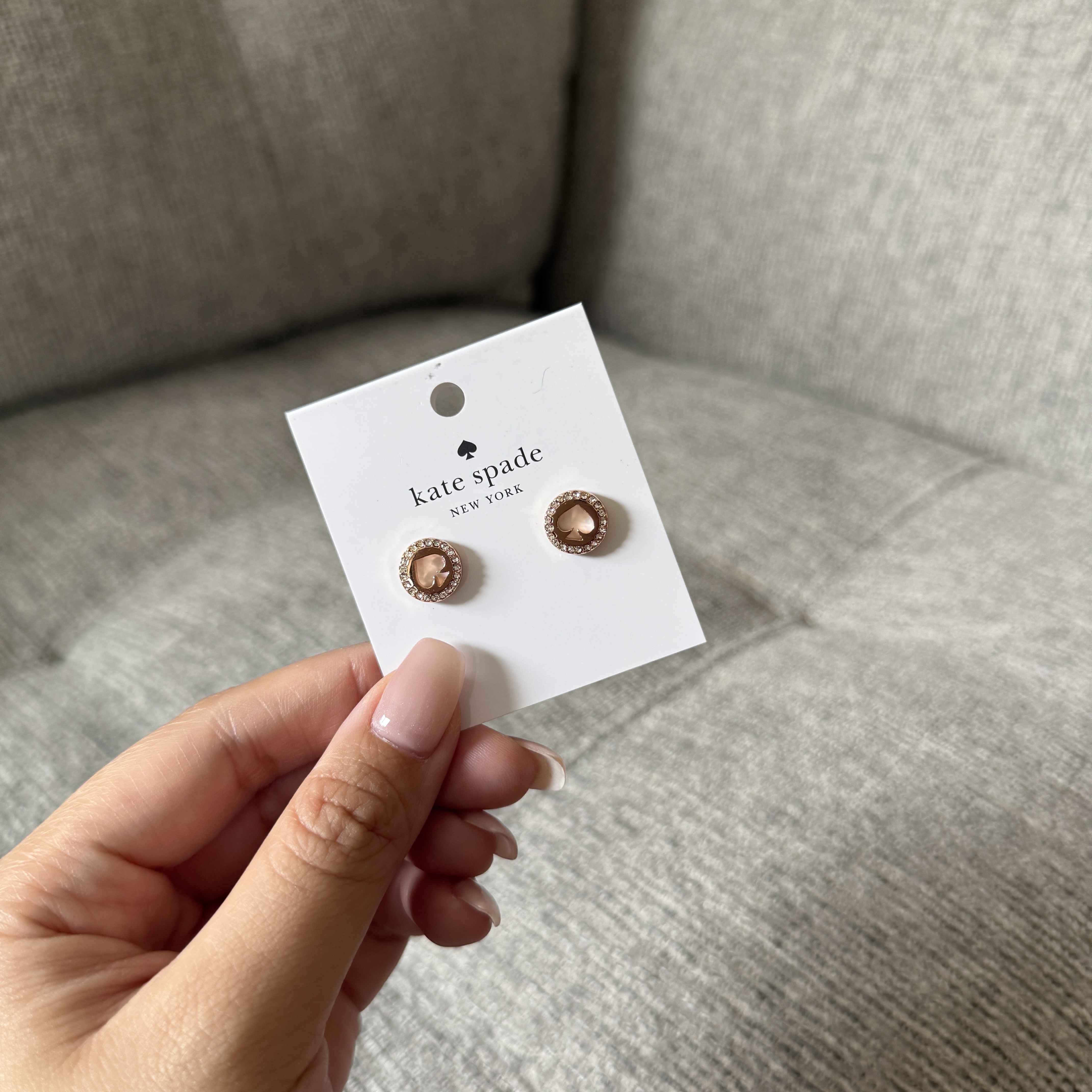 ［香港現貨］Kate Spade Earrings (Rose Gold)