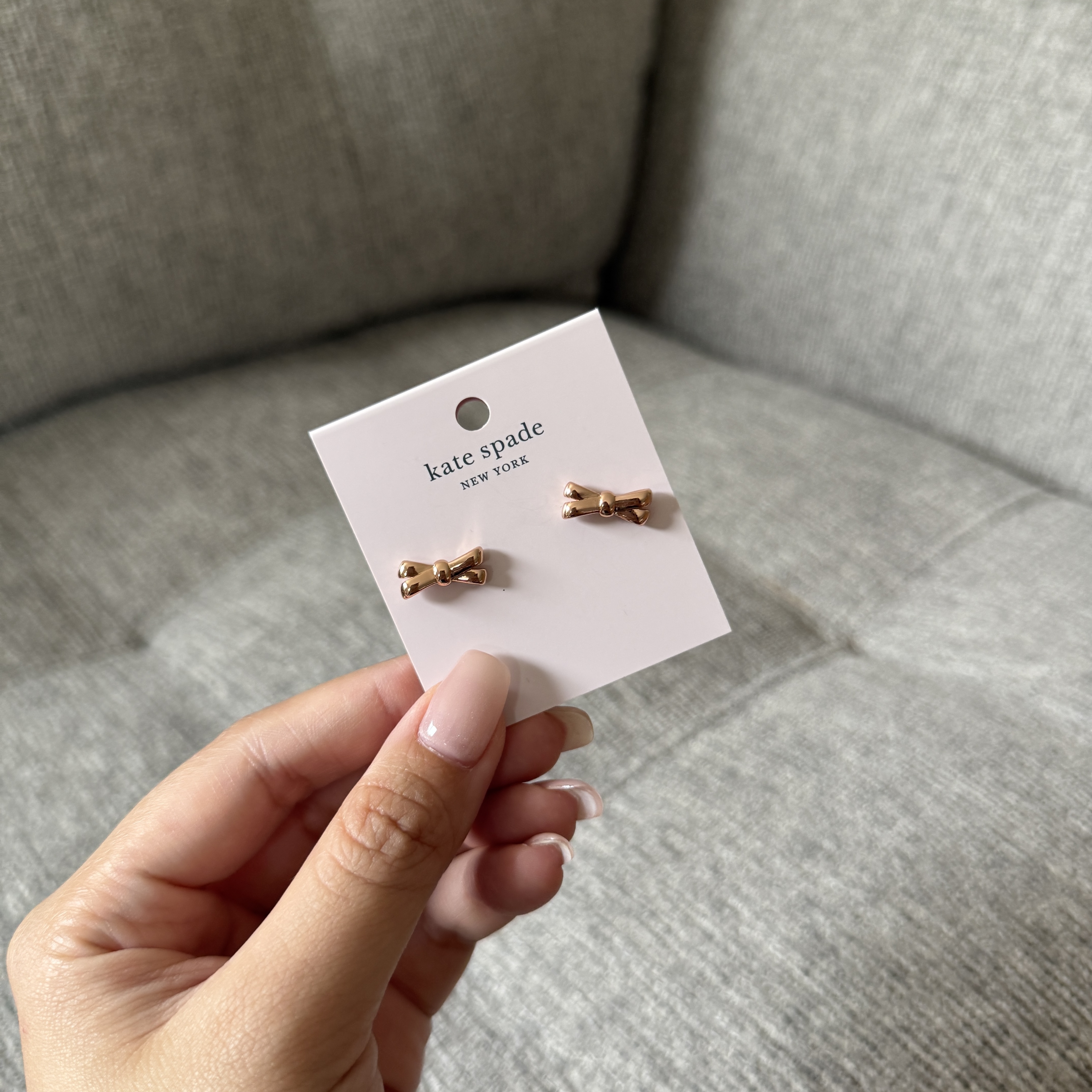 ［香港現貨］Kate Spade Earrings (Rose Gold)