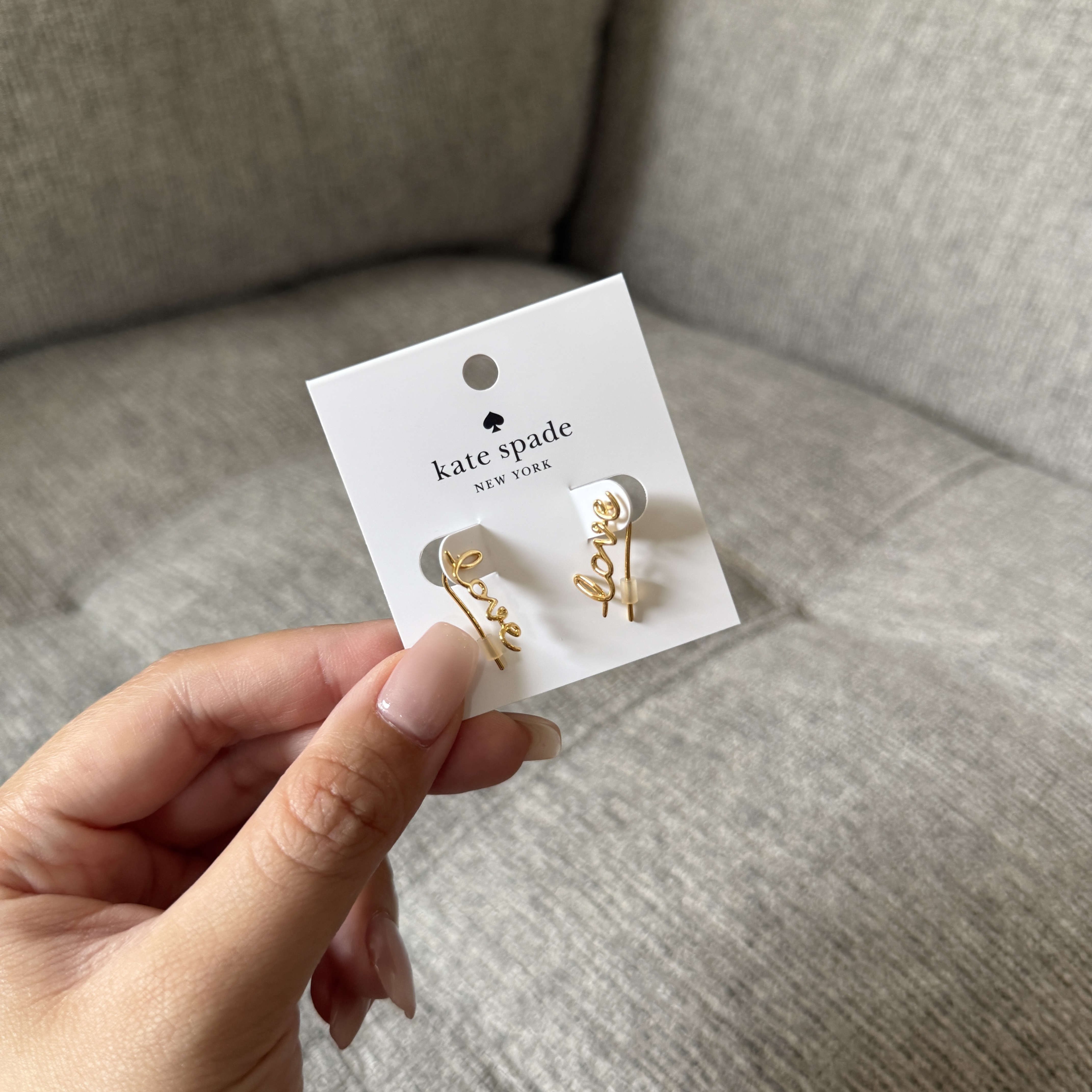 ［香港現貨］Kate Spade Love Earrings