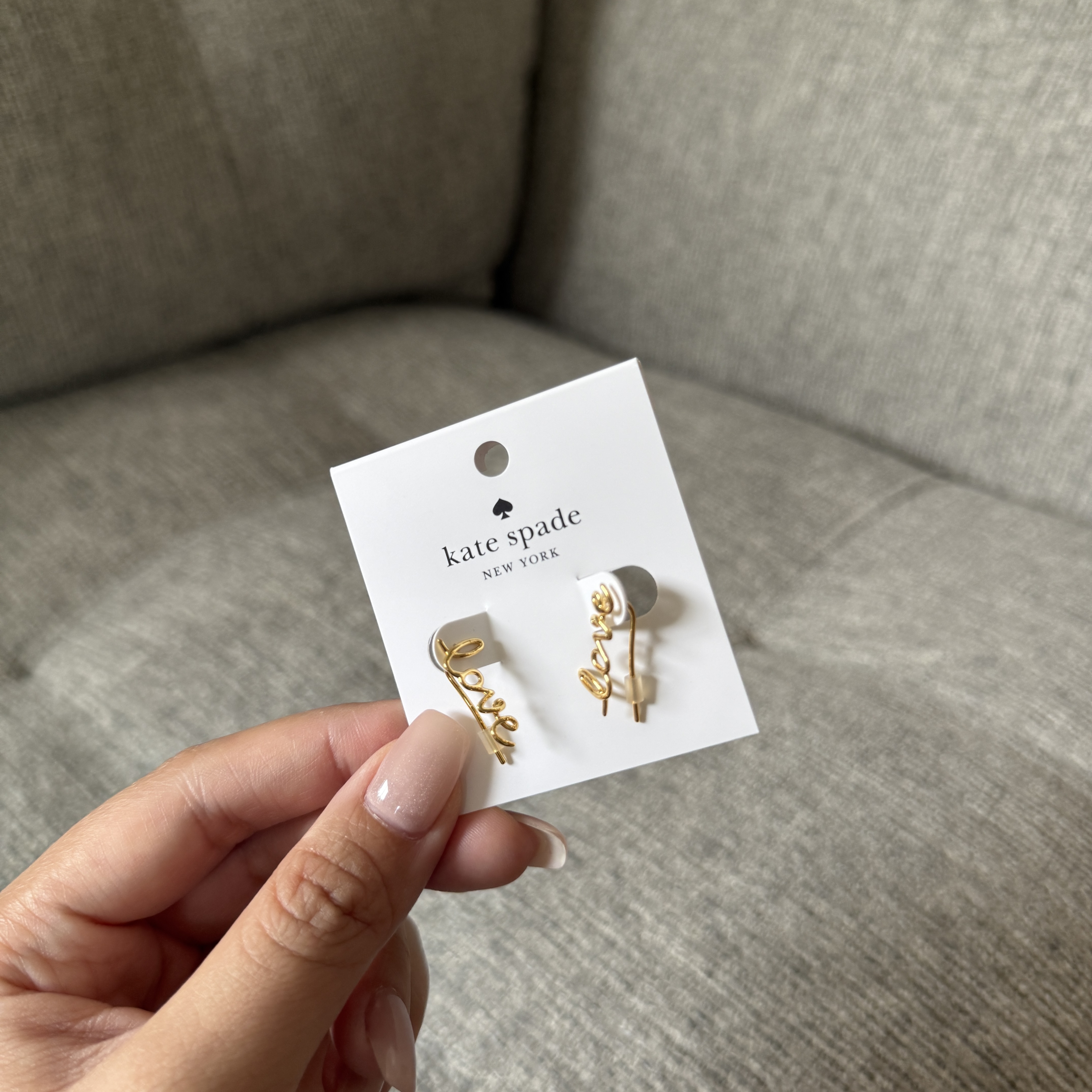 ［香港現貨］Kate Spade Love Earrings