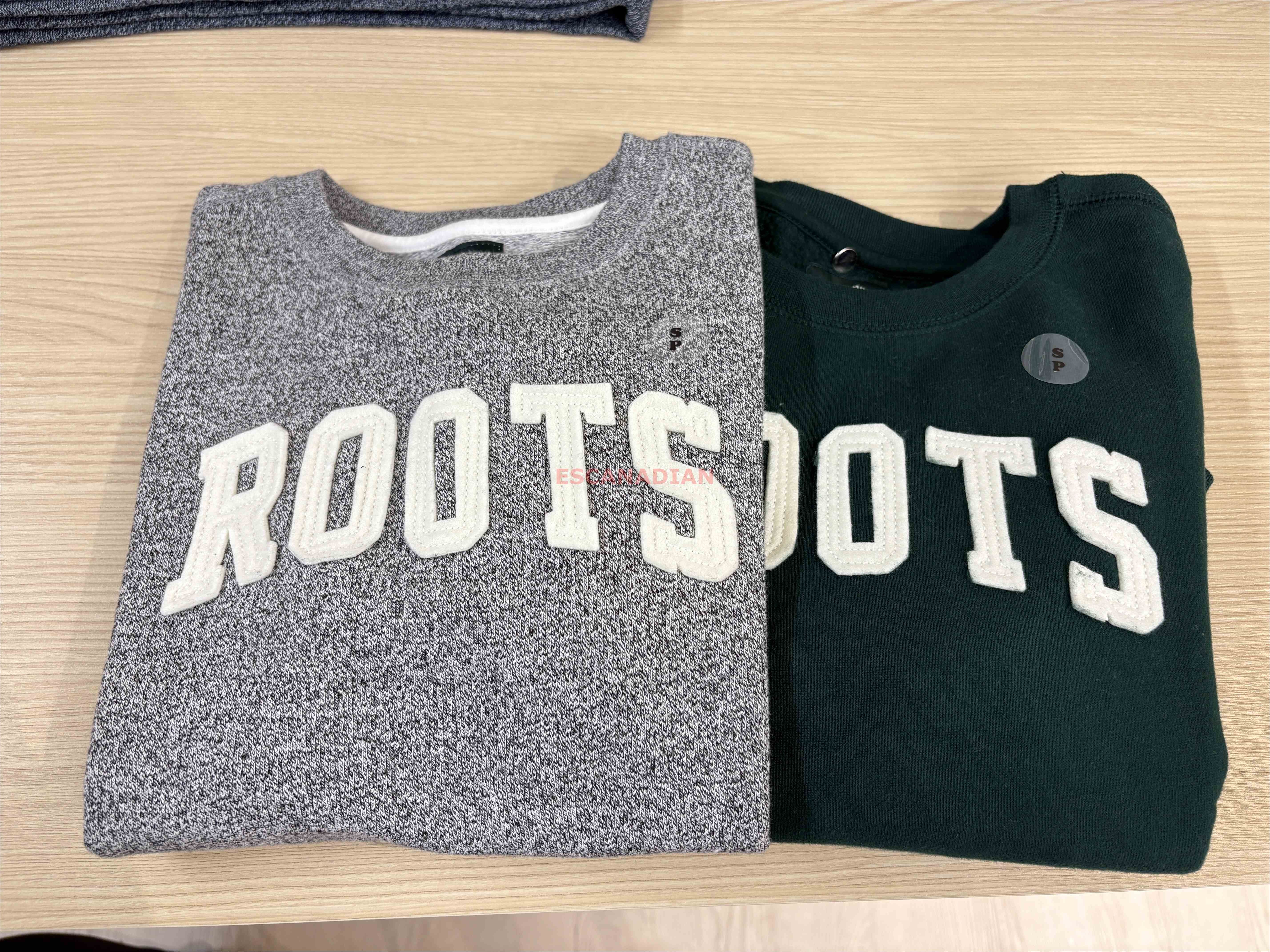 ROOTS 大童 經典字樣 刷毛 寬版落肩 大學TEE (2色)