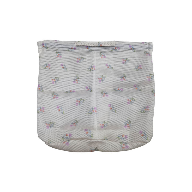 TP 小花圖騰分隔洗衣袋/藍 38×28×20cm