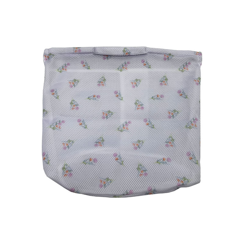 TP 小花圖騰分隔洗衣袋/紫 38×28×20cm