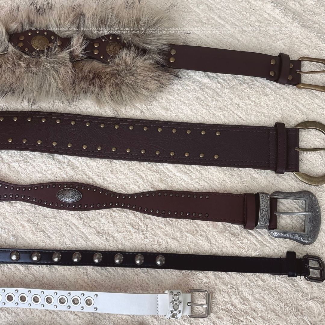 【復古雕花皮帶】設計感皮帶 美式配件 百搭造型腰封  (現貨)