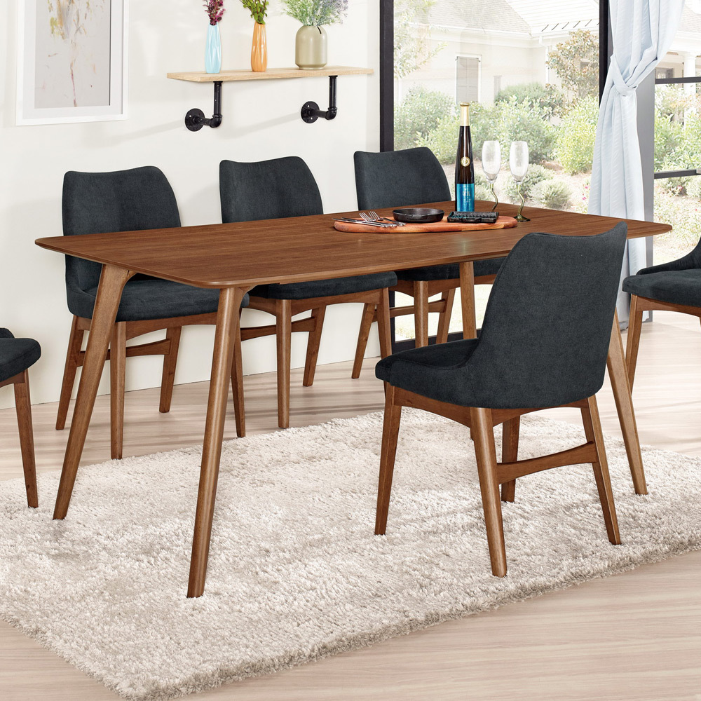 馬波5.3尺胡桃色餐桌/長桌/工作桌/會議桌