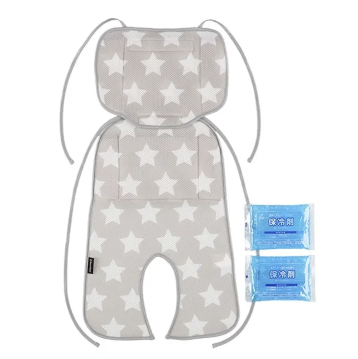 嬰兒車涼感車墊-星星