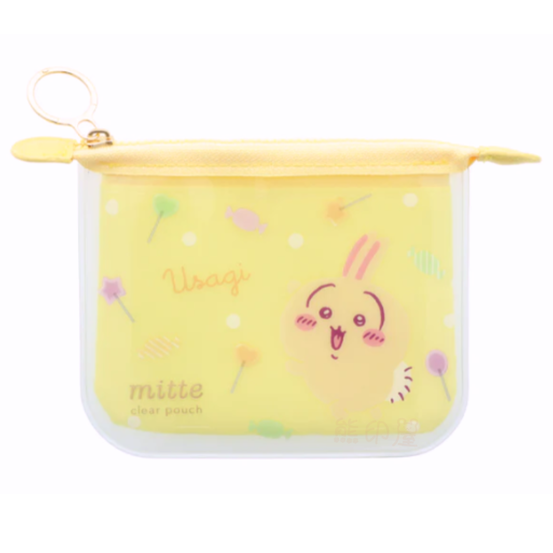 Chiikawa兔子透明小袋 散銀包  萬用袋
