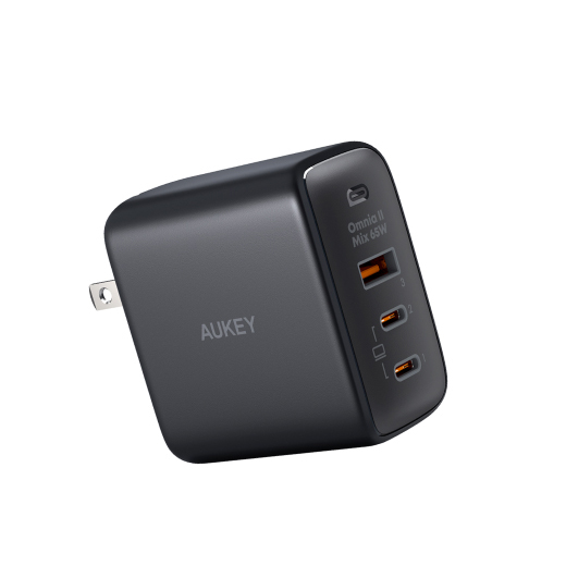 AUKEY Omnia II Mix 65W（PA-B6T）Type-C 氮化鎵 PD快充充電器