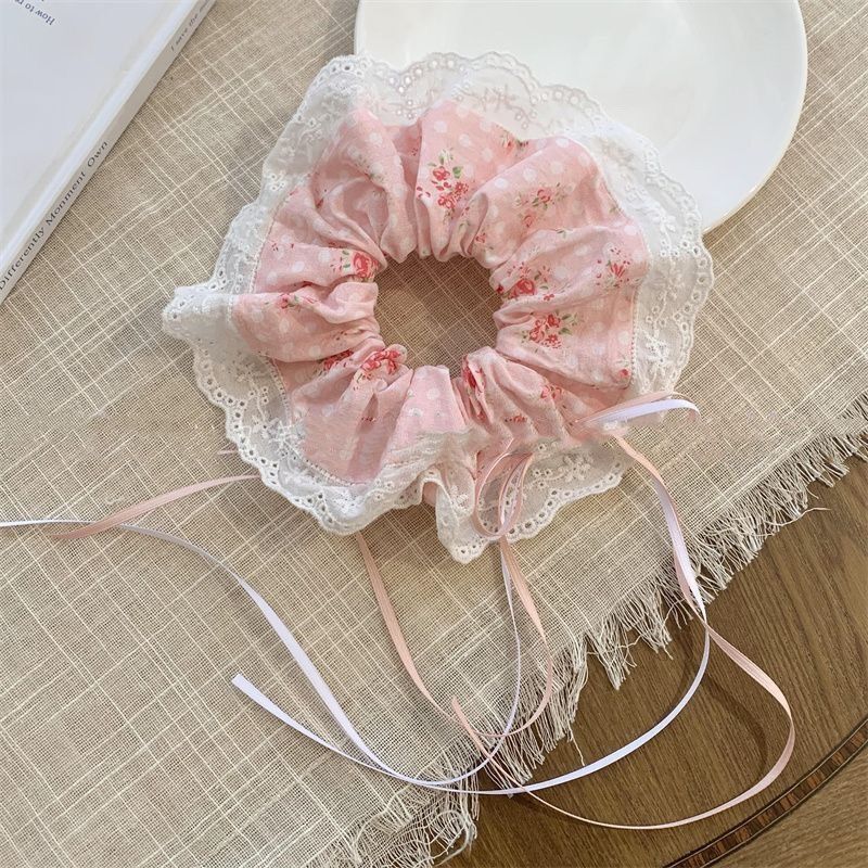 [3 FOR RM10] Sweet Pink Bow Ribbon Scrunchies