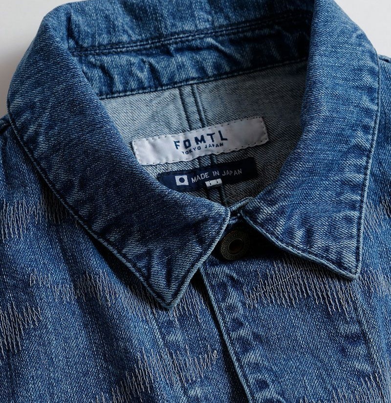 9/13 RELEASE: FDMTL JAPAN 2025 A/W TIGER SASHIKO COVERALL JACKET 3YR WASH - INDIGO PRE ORDER ITEM (預訂中)