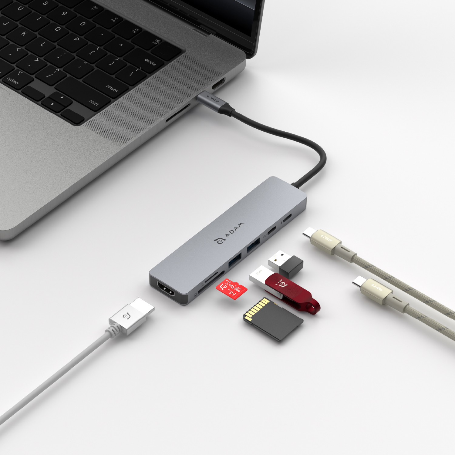Hub SE07 USB-C 7-in-1 Multi-Function Hub