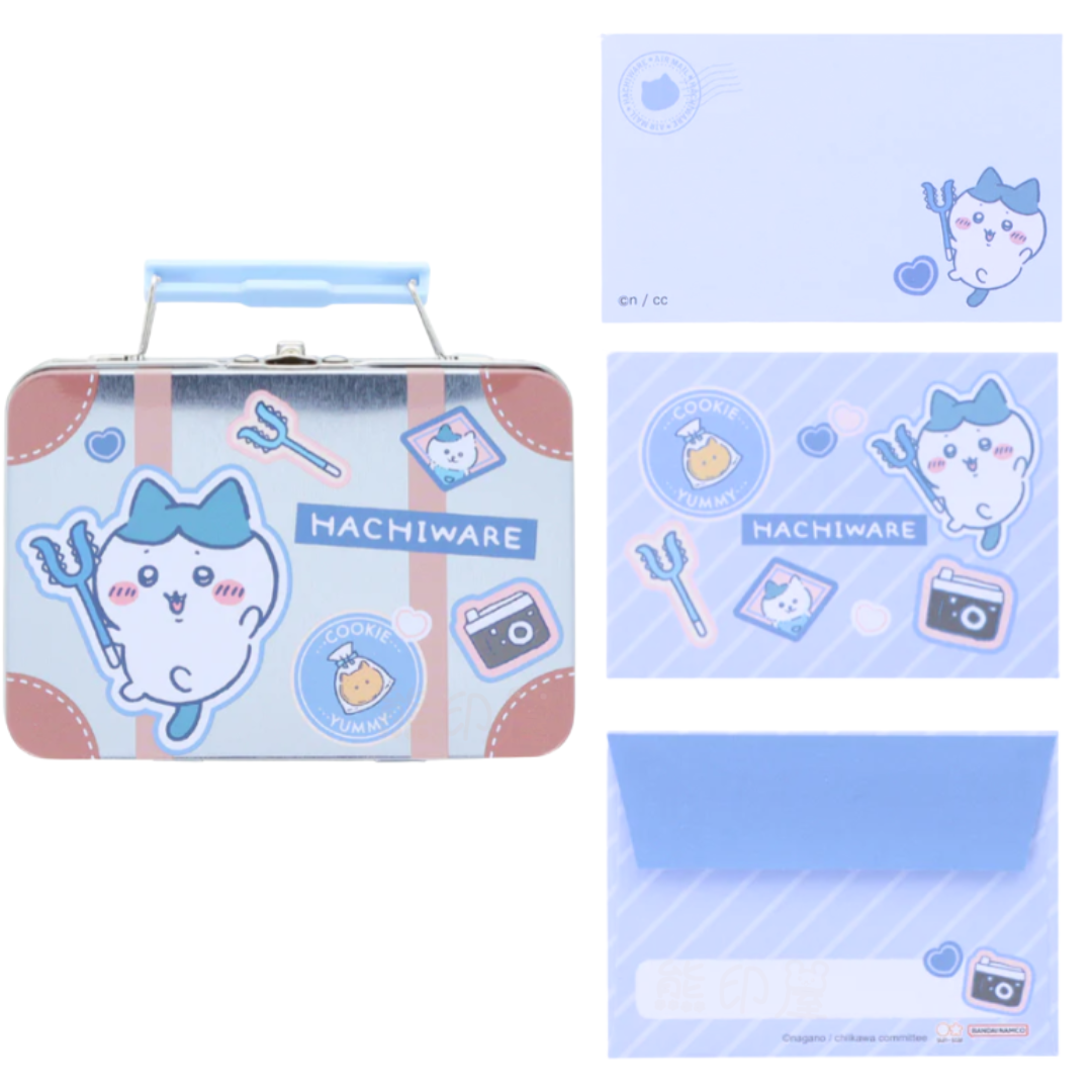 Chiikawa小八貓信紙鐵盒套裝