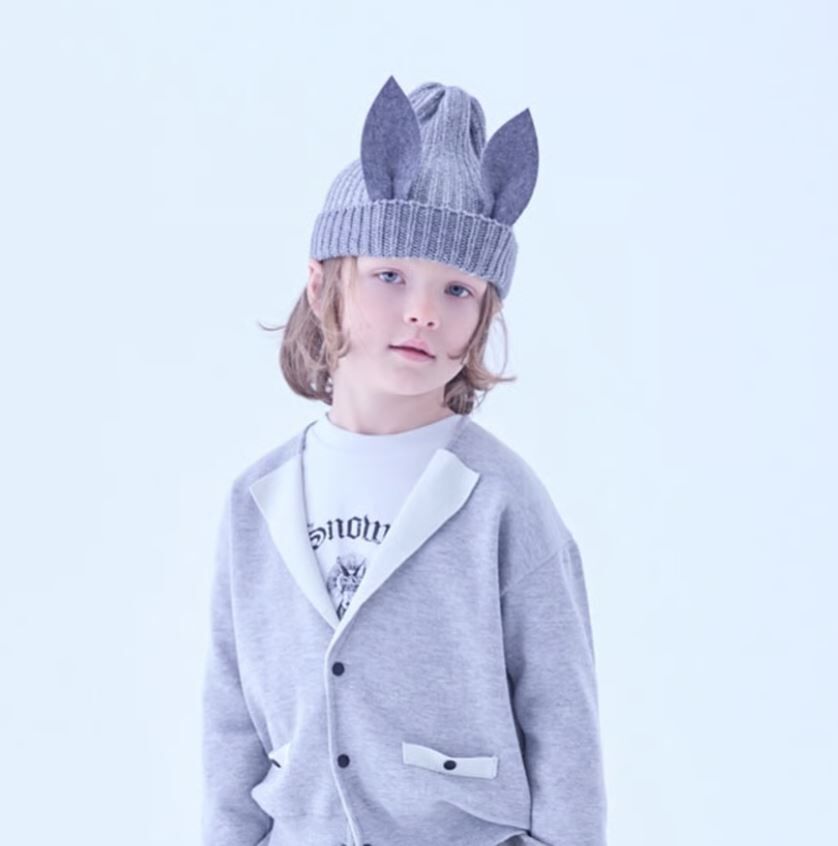 ELFINFOLK 動物耳朵毛帽 Beast Beanie Ⅱ gray