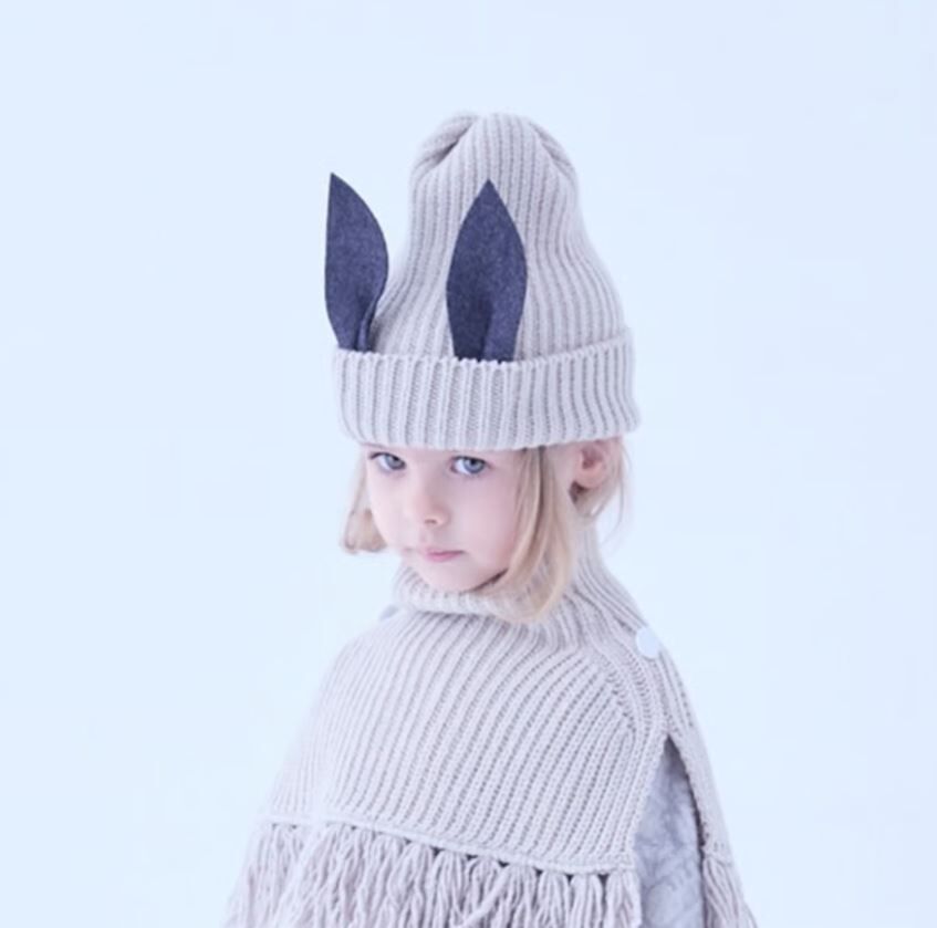 ELFINFOLK 動物耳朵毛帽 Beast Beanie Ⅱ ivory
