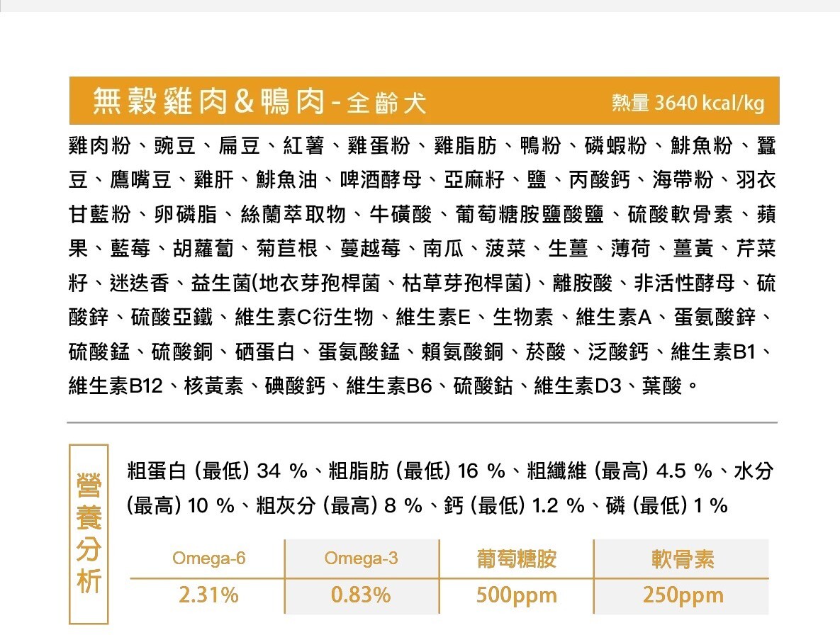 AURORIA極光｜無榖天然糧 全齡選犬試吃包 40g