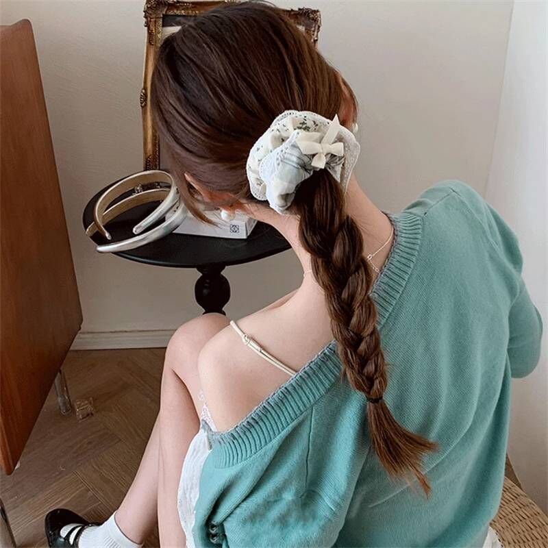 [3 FOR RM10] Forest Style Butterfly Floral Scrunchies