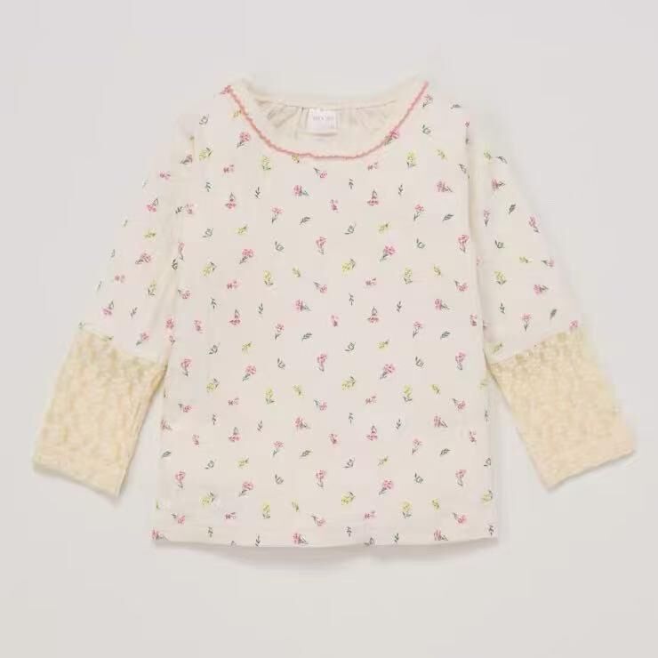 日單 小木馬蕾絲長袖