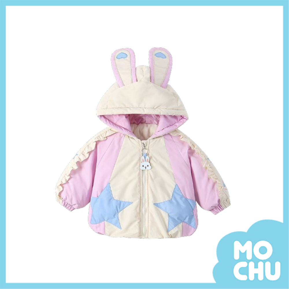 雙星兔寶加絨保暖外套