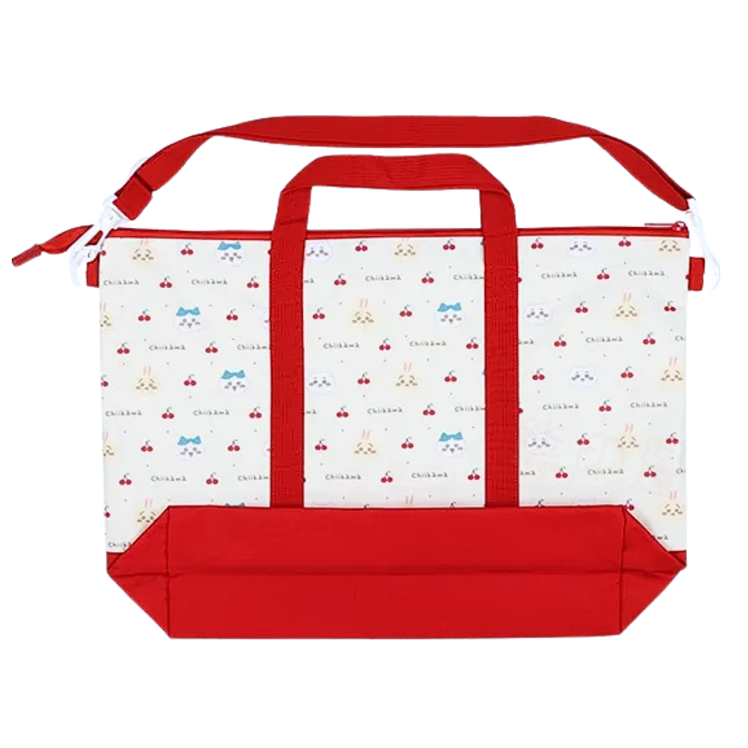 Chiikawa櫻桃款大手提包 畫板袋(平行進口)