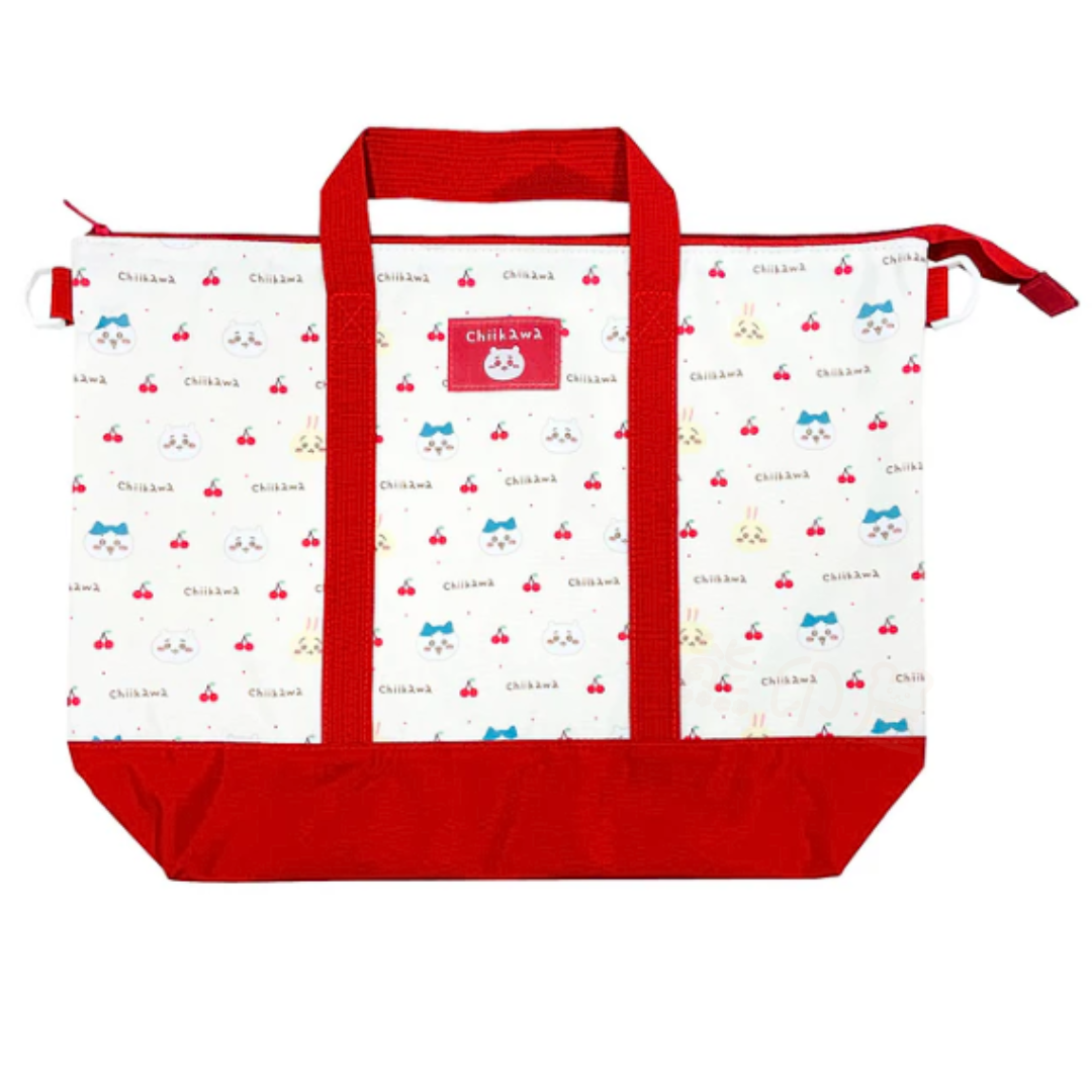 Chiikawa櫻桃款大手提包 畫板袋(平行進口)