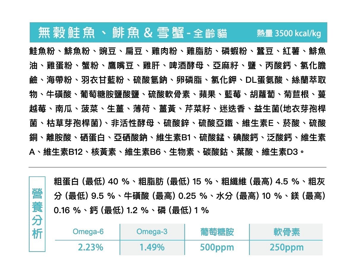 AURORIA極光｜無榖天然糧 全齡貓試吃包 40g