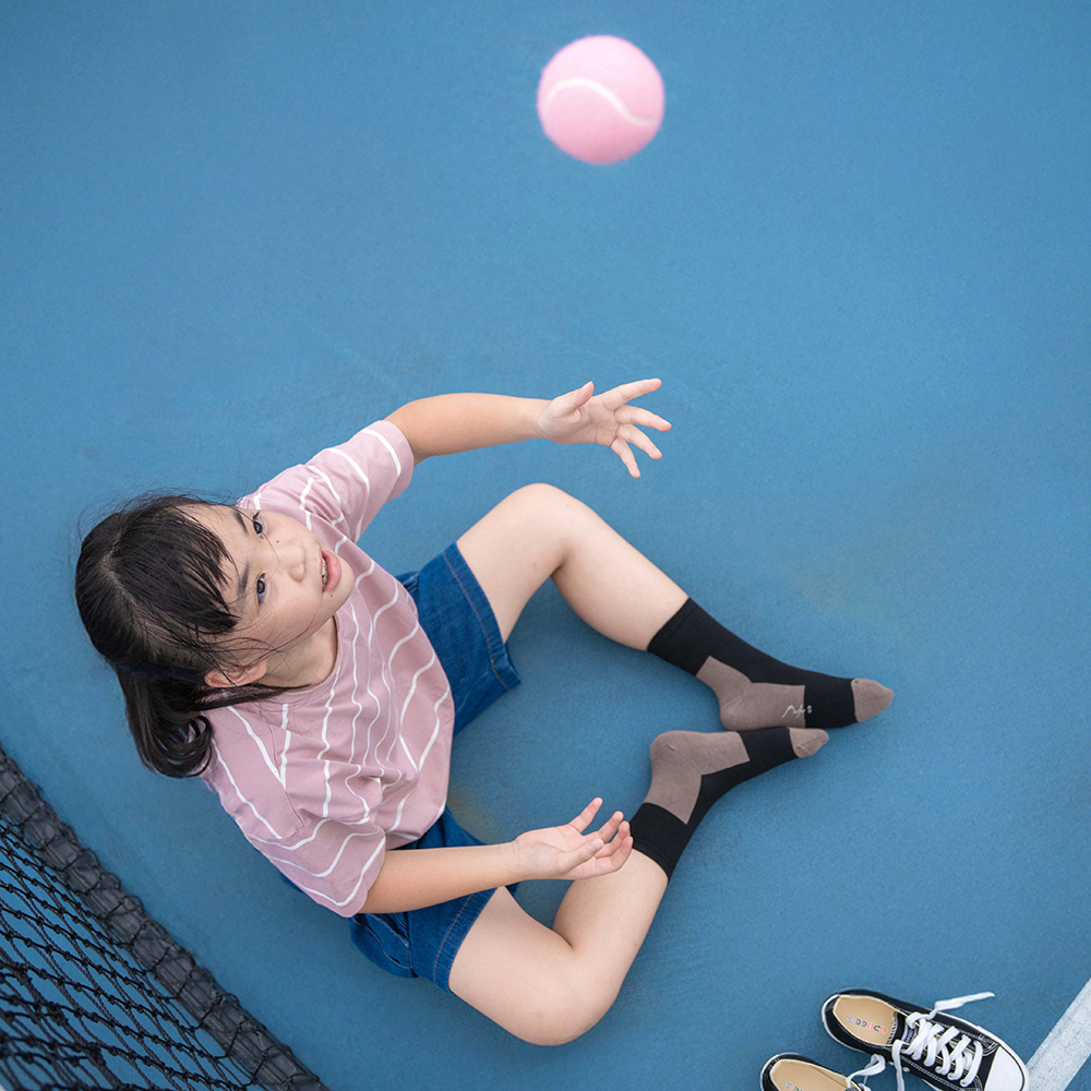 《歐嗨呦！陽光吐司襪》醇黑可可-中筒-S〈除臭〉