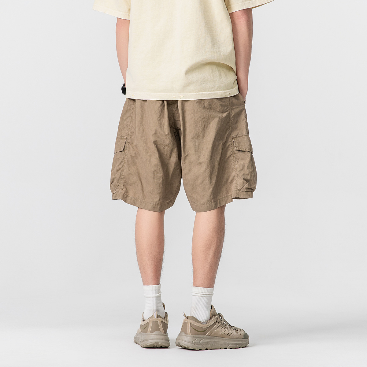 9M23 繫帶造型大口袋工裝短褲 五色