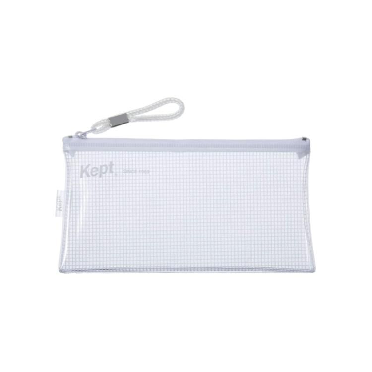 Raymay Kept 透明網眼考試筆袋 白
