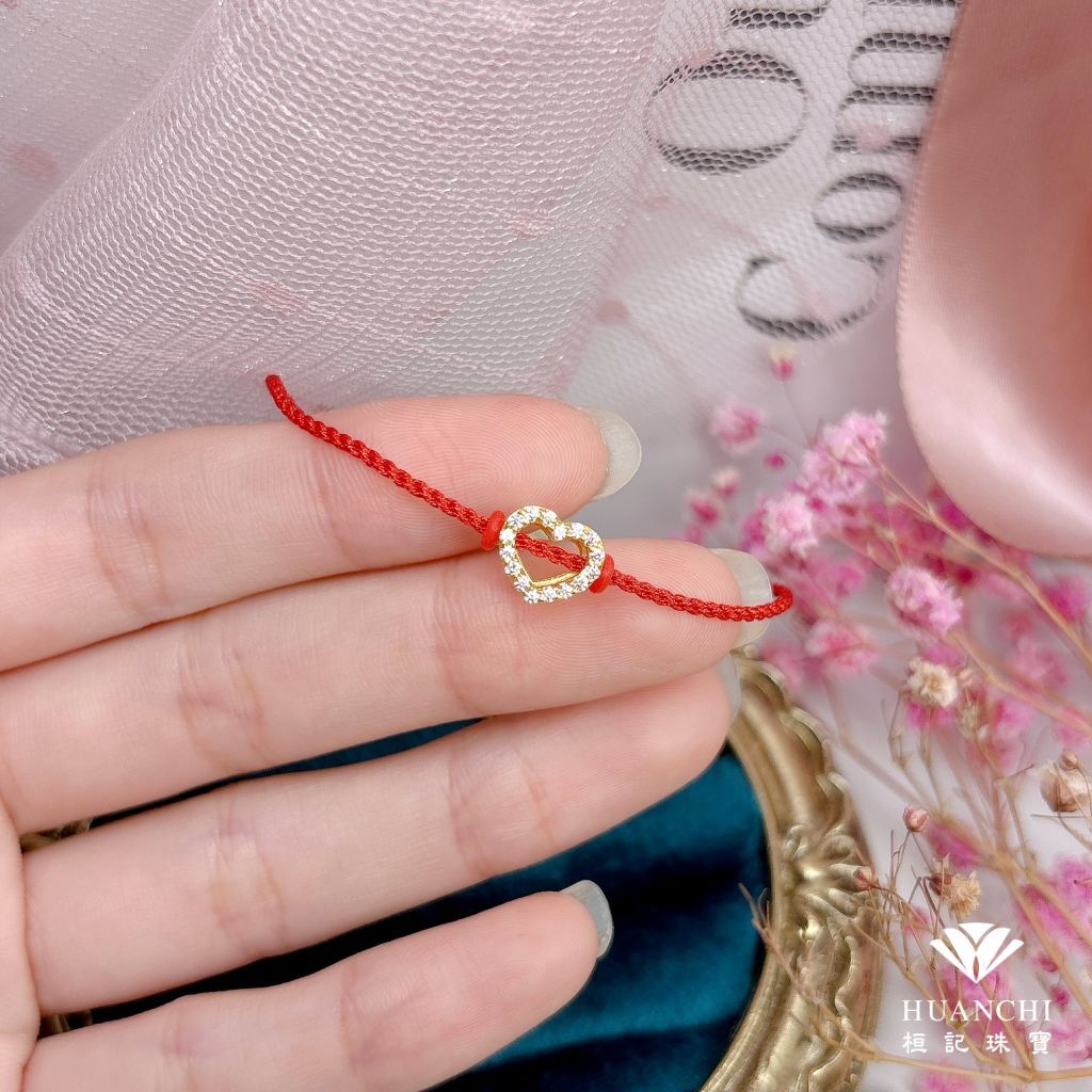 紅線牽LOVE/桃花旺旺/串起愛 編織金手鍊