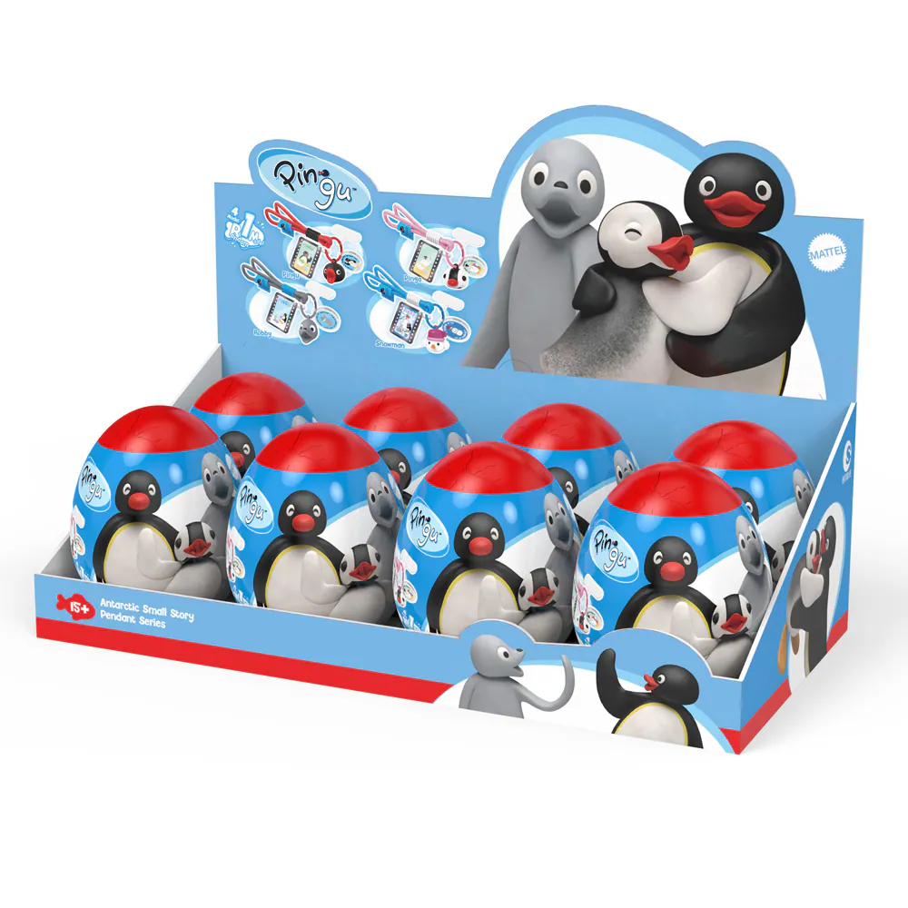 Pingu企鵝家族-南極小故事掛飾系列 隨機出貨一款  (隨機出貨)