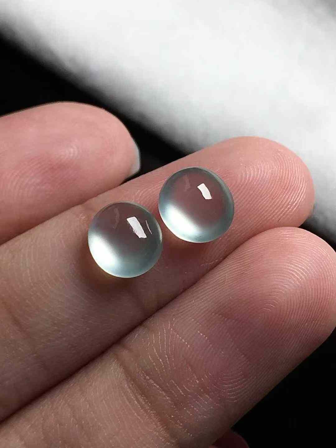 9638 翡翠蛋面一對