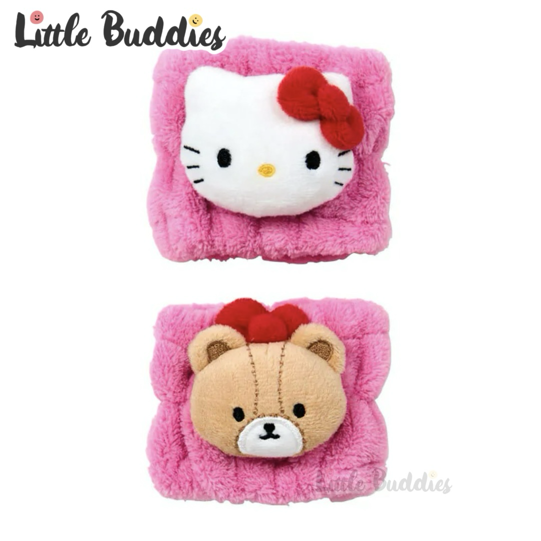 日本 Sanrio 公仔頭對裝吸水腕帶
