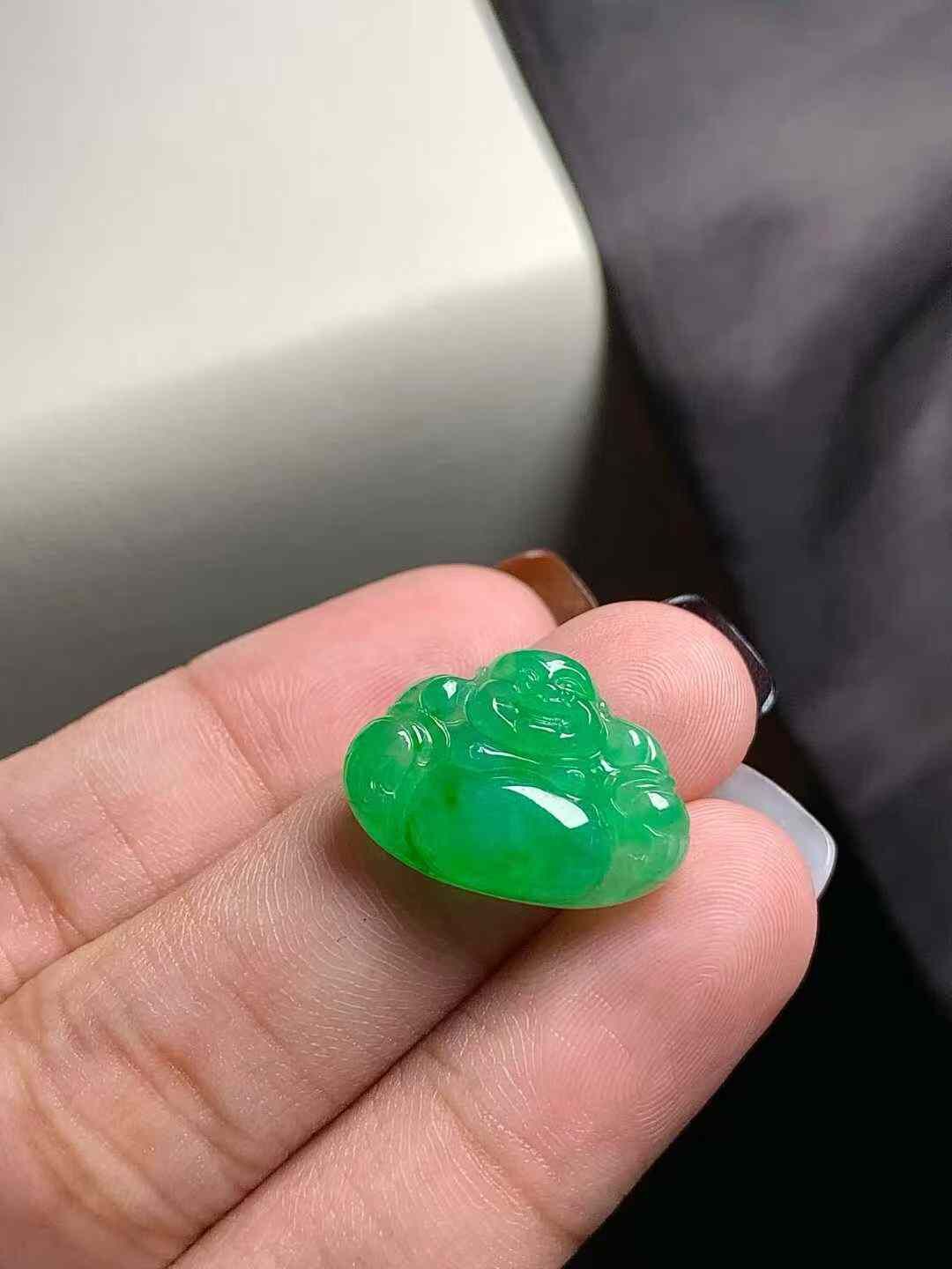 翡翠坐佛,天然翡翠A玉, 緬甸玉, Jade, Jadeite