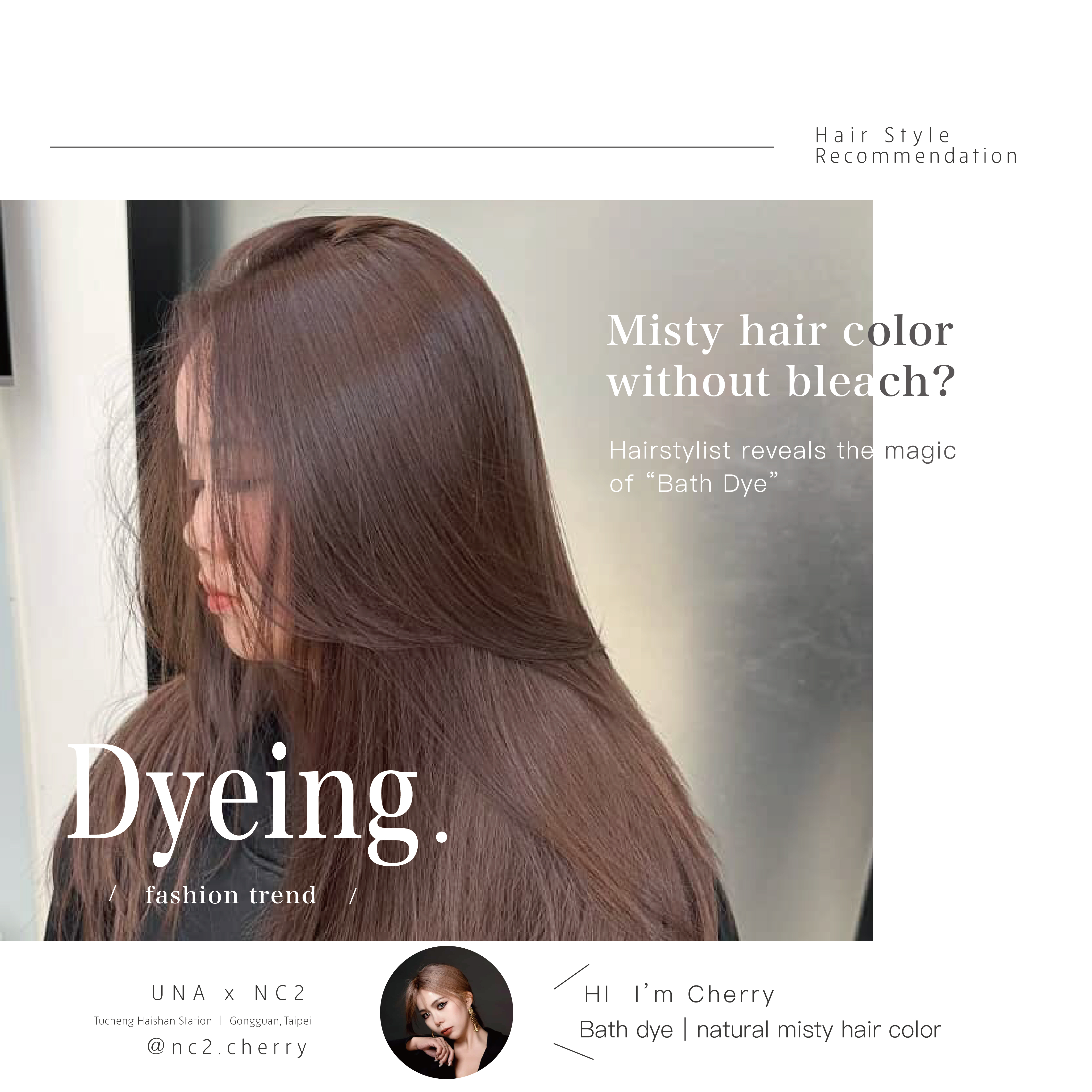 Misty hair color without bleach? Hairstylist reveals the magic of “Bath Dye”