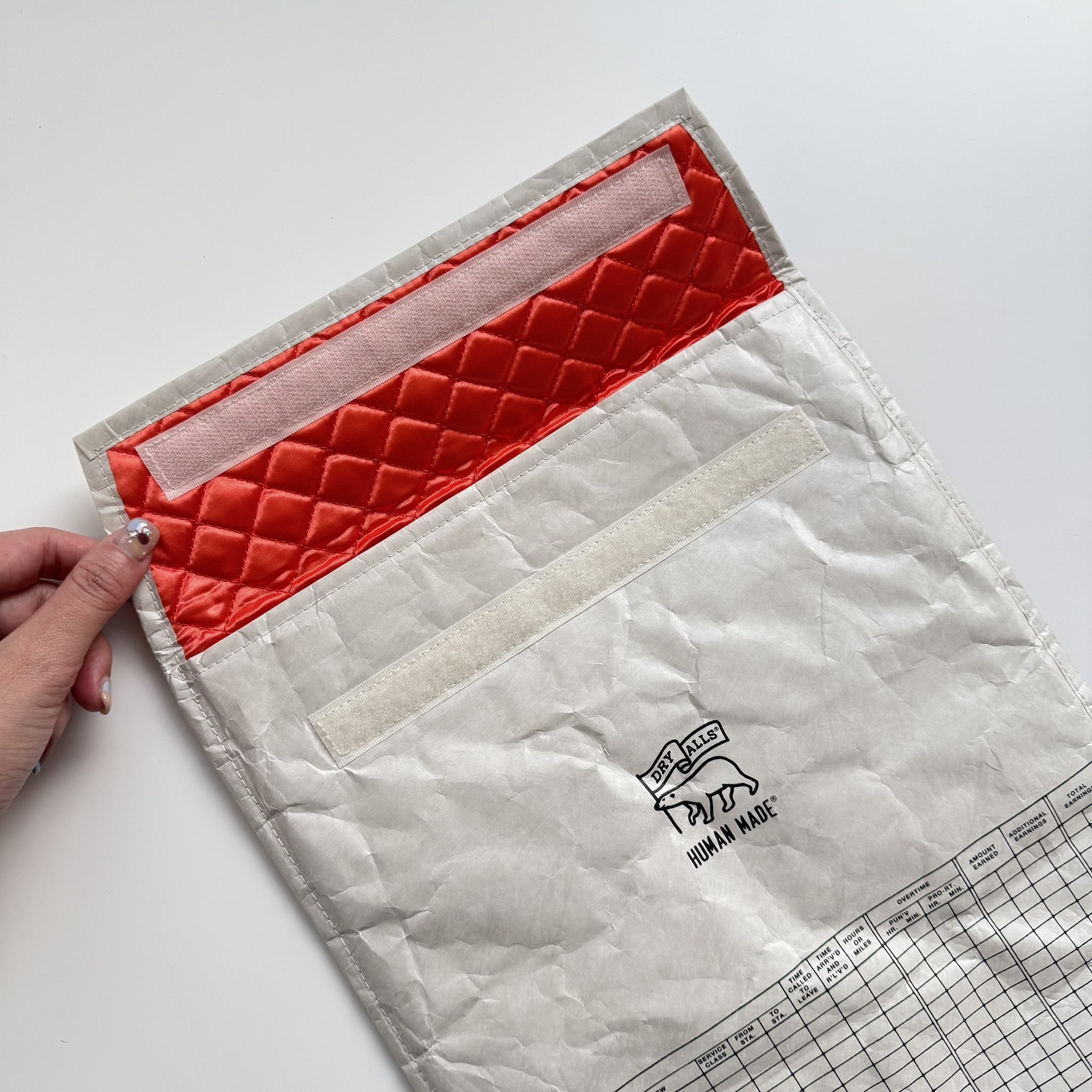 現貨┃HUMAN MADE PC/TABLET SLEEVE 14inch 灰白色牛皮紙 平板 筆電包 14吋