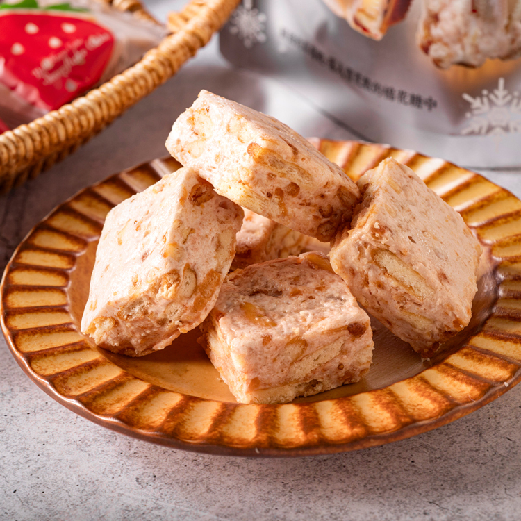 【FUN JIA】飛燕煉乳聯名 草莓煉乳雪花餅 144g/袋