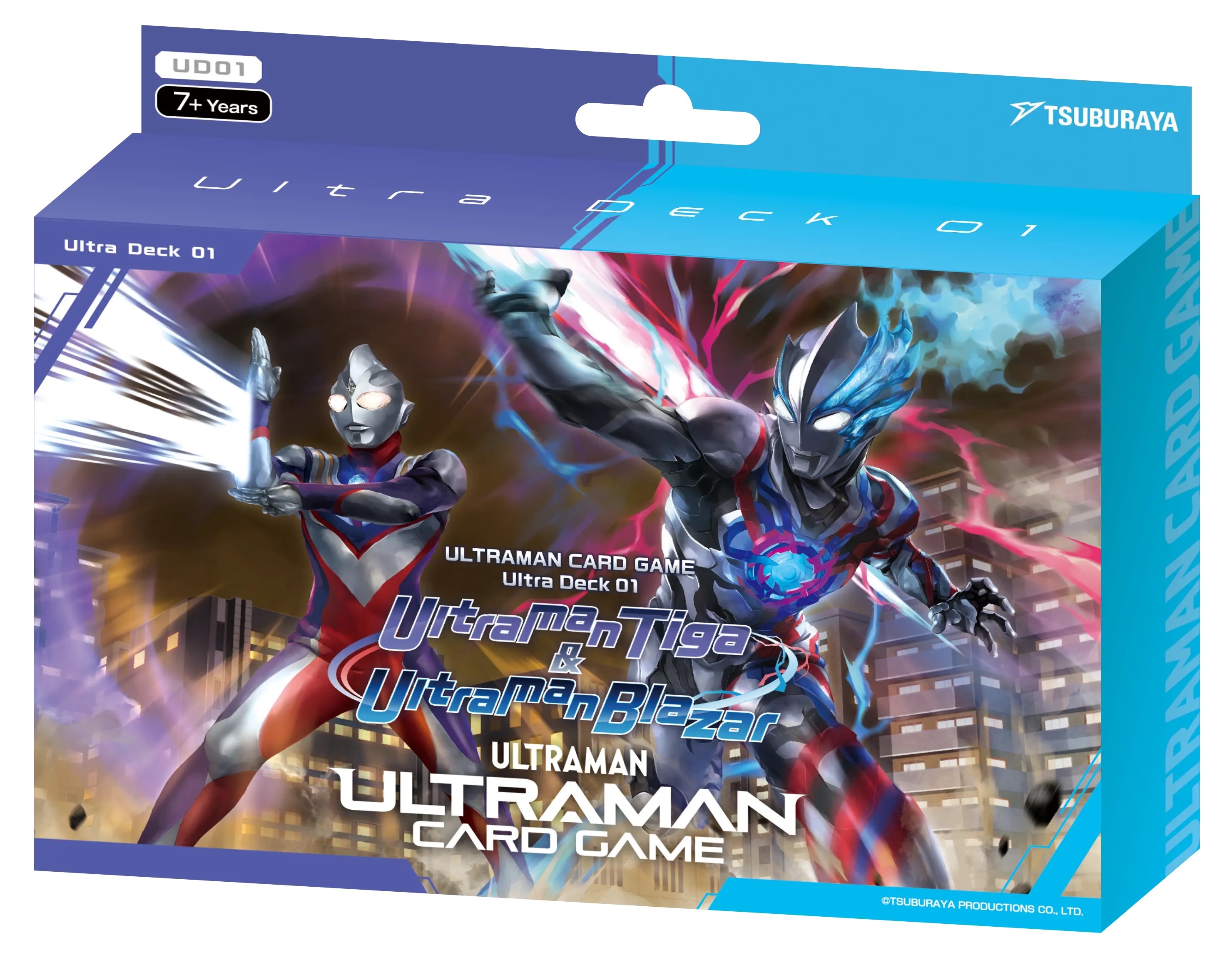 Ultraman卡牌遊戲 【UD01】Ultra Deck 01 Ultraman Tiga & Ultraman Blazar (英文版)