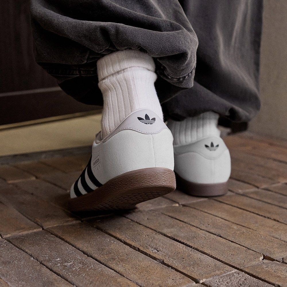 國外限定 ADIDAS STADT 紅標 麂皮 煙灰