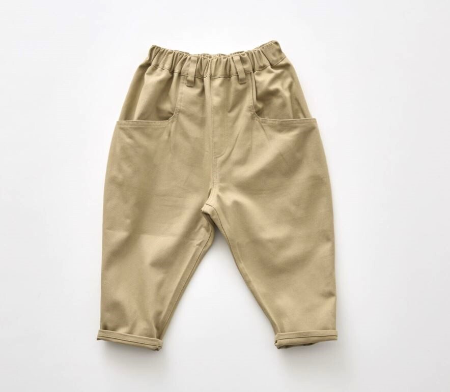 ELFINFOLK 斜紋布工作褲 Cotton Heavy Twill Sarrouel Pants  beige