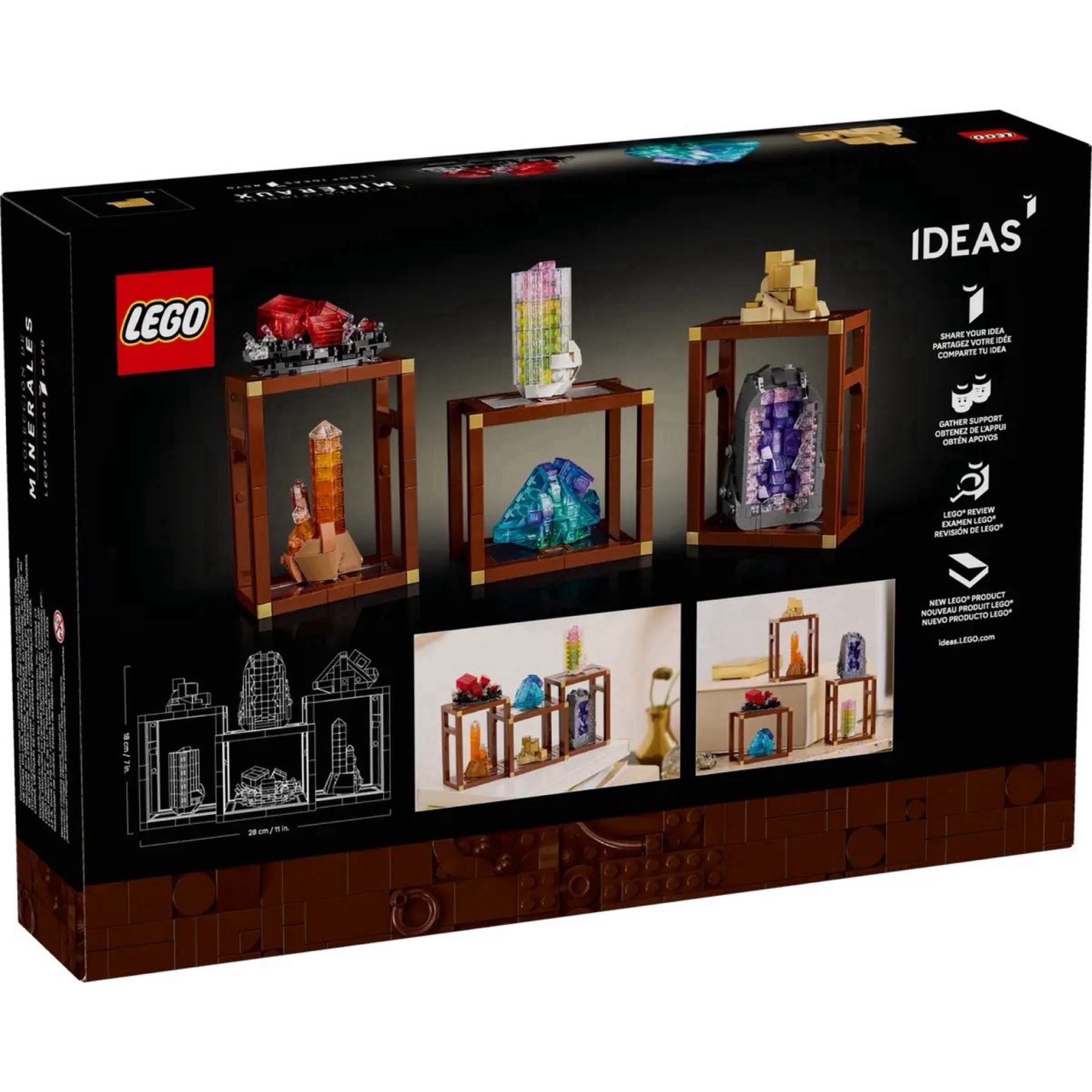 吹き流し 8m LEGO 21362 礦物集錦Mineral Collection LEGO® Ideas系列