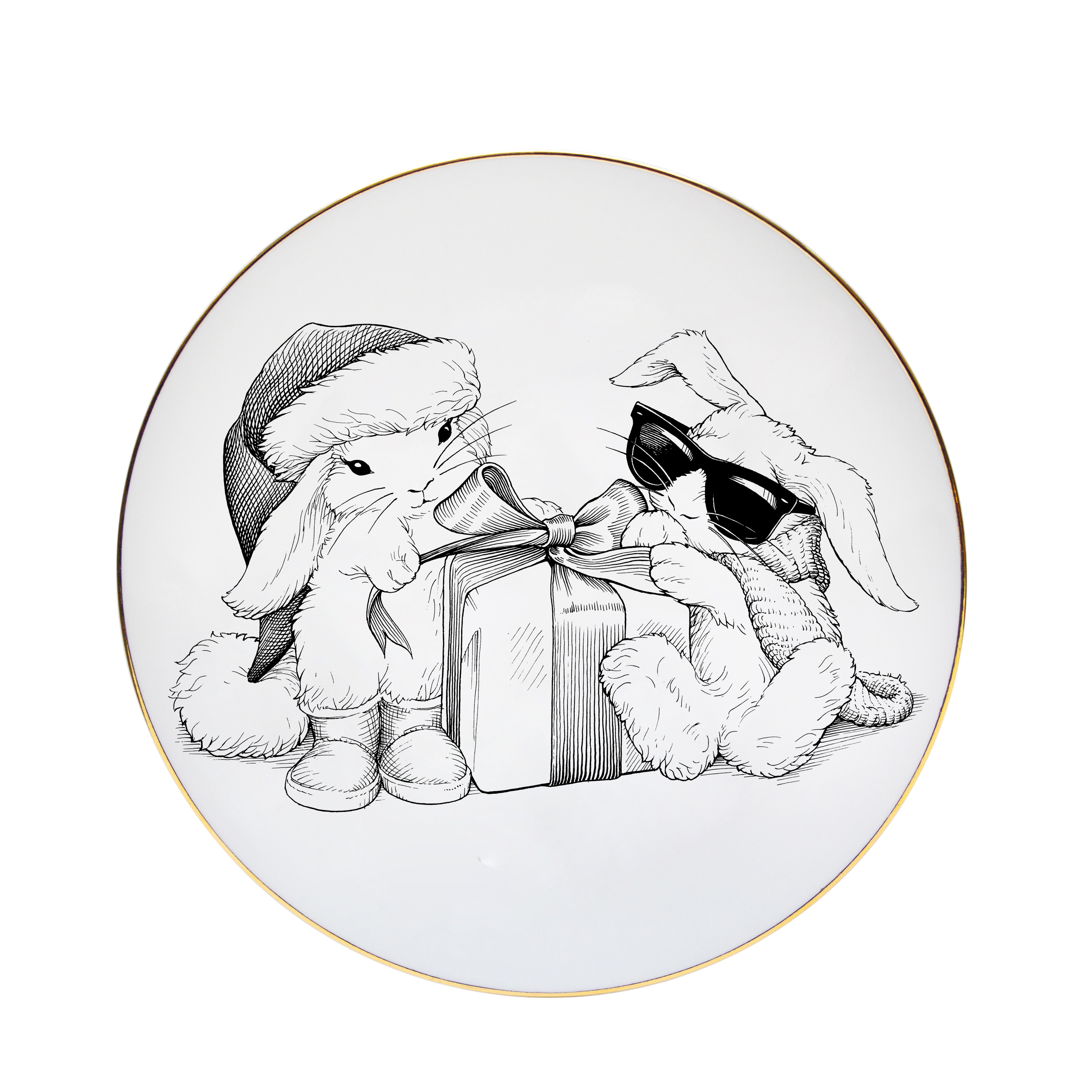 Bunny Love 禮盒兔點心盤