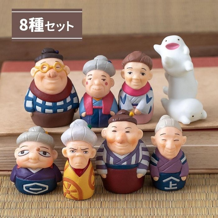 現貨┃日本 吉卜力 宮崎駿 蒼鷺與少年 擺飾 婆婆們 哇啦哇啦 指套娃娃 手指套娃 公仔