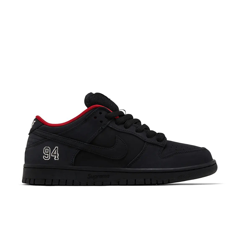 Supreme x Nike SB Dunk Low Supreme 94 Black 黑紅 HQ8487-001