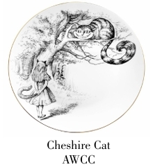 愛麗絲柴郡貓點心盤
