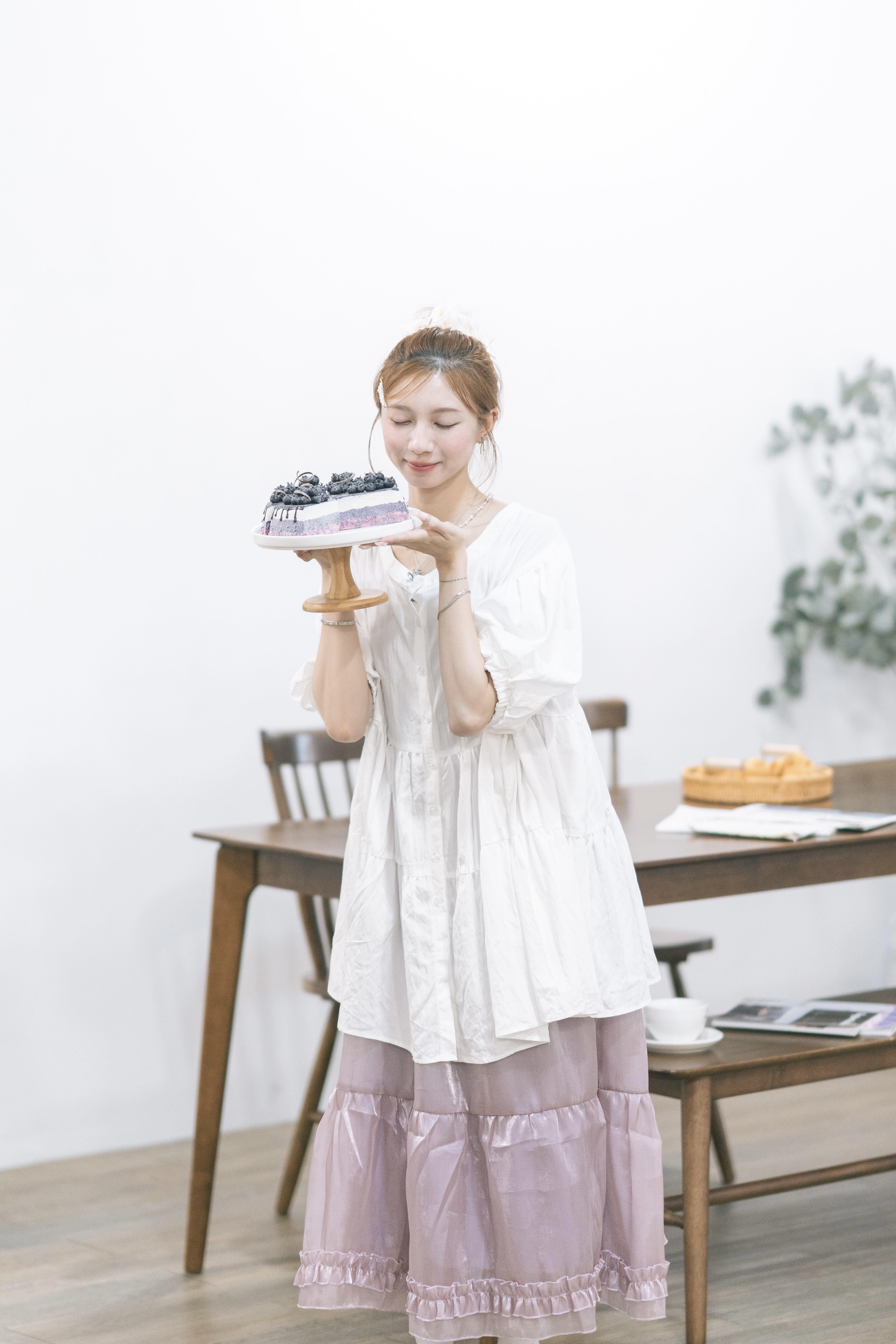 藏肉肉款！花花鈕泡泡袖Top · 3色入