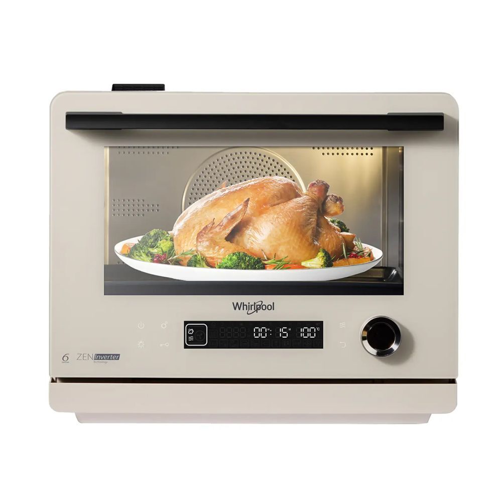 💥New💥 惠而浦 Whirlpool   MWP269TMS‧8-Ace 變頻8合1‧座檯式全能微波蒸焗爐‧26公升‧香港行貨,原廠1年保養‧