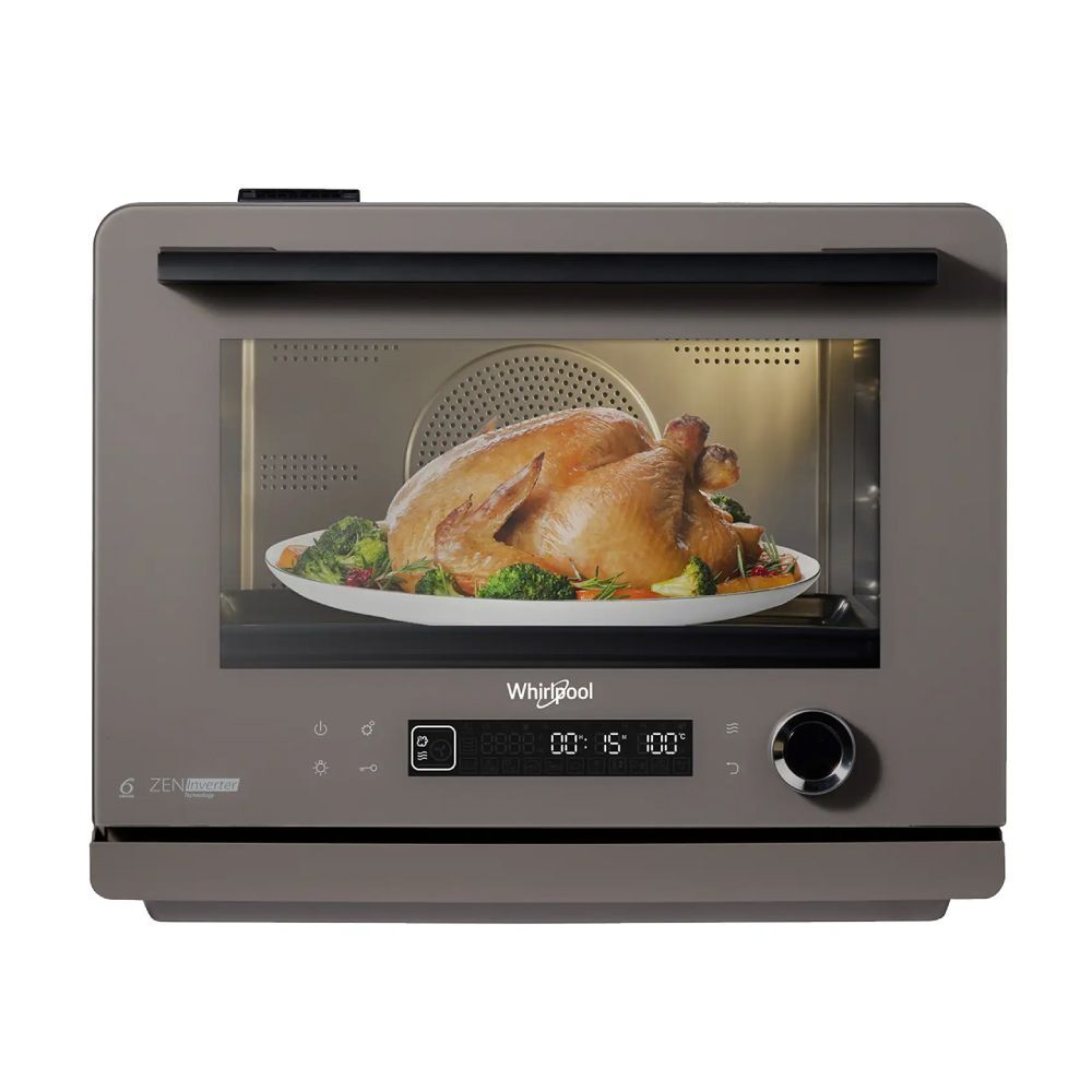 💥New💥 惠而浦 Whirlpool   MWP329TSS‧8-Ace 變頻8合1‧座檯式全能微波蒸焗爐‧32公升‧香港行貨,原廠1年保養‧