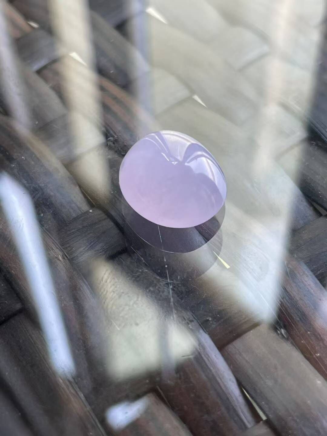 翡翠冰紫羅蘭鴿子蛋面,天然翡翠A玉, 緬甸玉, Jade, Jadeite