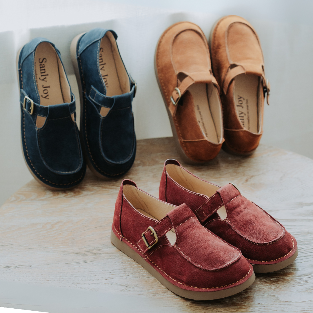 Town color daily-steamed bun shoes