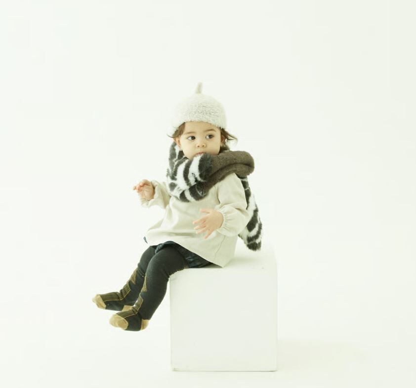 ELFINFOLK 小精靈毛帽 pygmy cap smoke white